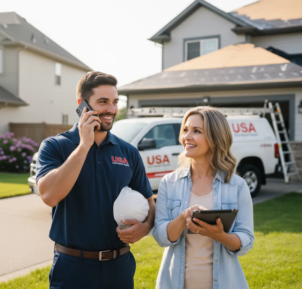 USA Roof Repair Experts customer support in Glenwood City